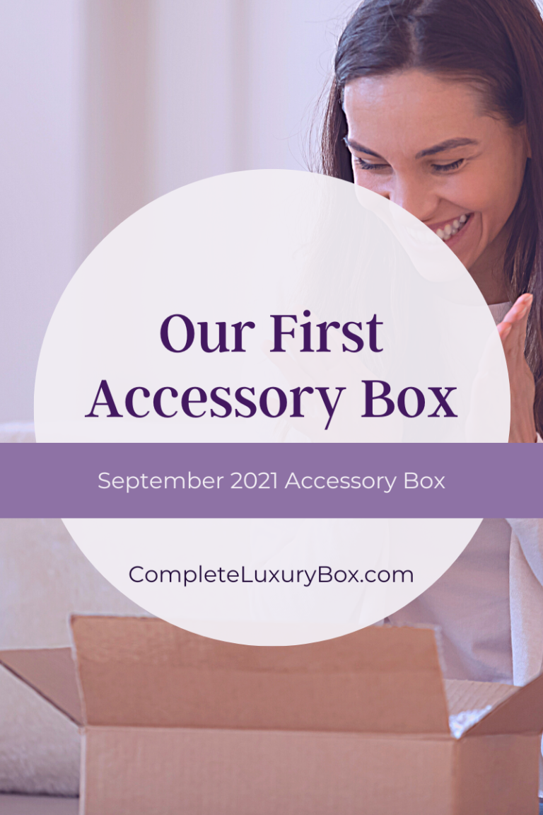 Complete Luxury Box first subscription box ever with curated jewelry and accessories