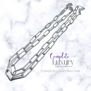 silver chain link necklace zenzii